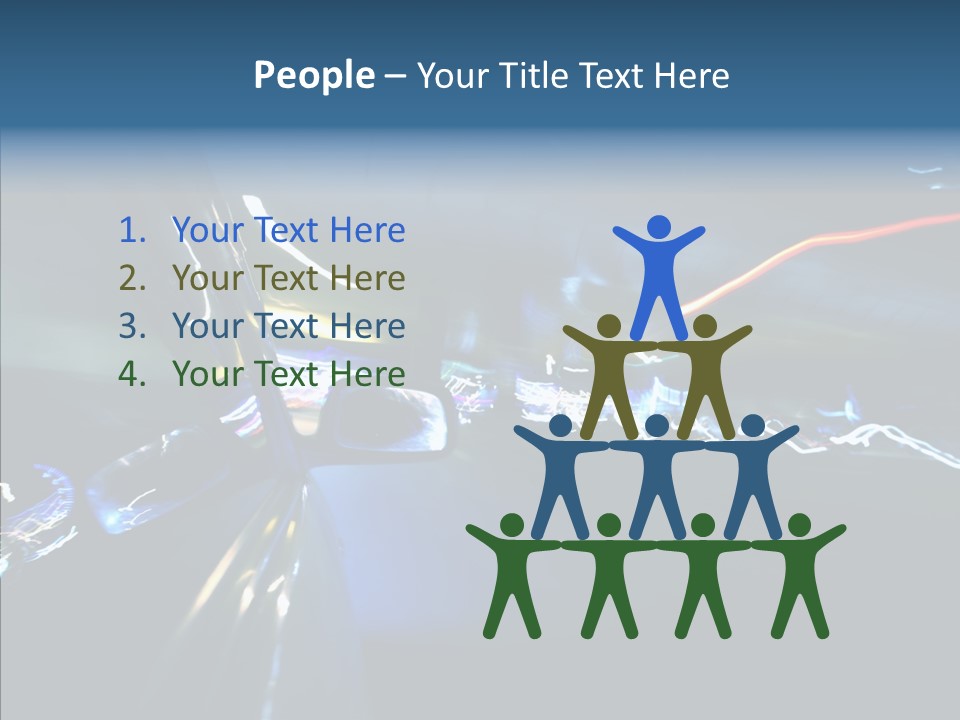 Curve Road Transportation PowerPoint Template