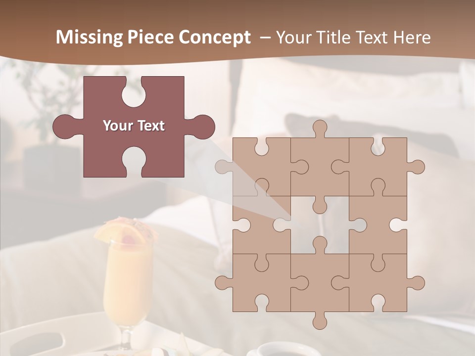 Corporation Table Chair PowerPoint Template