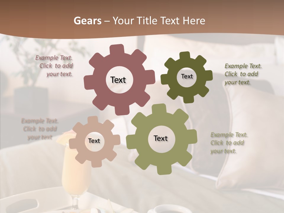 Corporation Table Chair PowerPoint Template