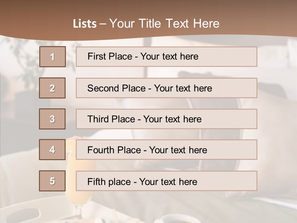 Corporation Table Chair PowerPoint Template