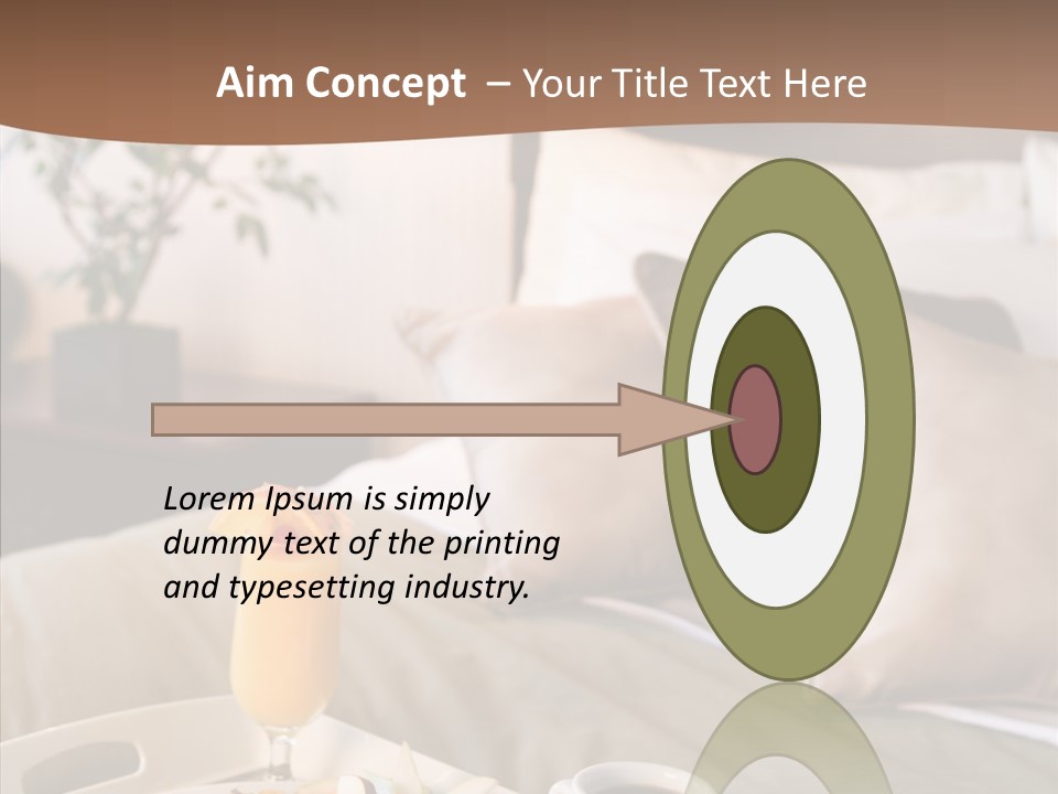 Corporation Table Chair PowerPoint Template