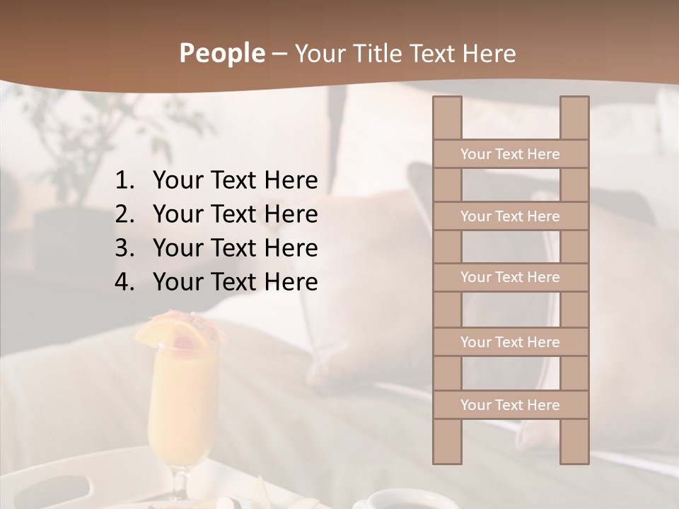 Corporation Table Chair PowerPoint Template