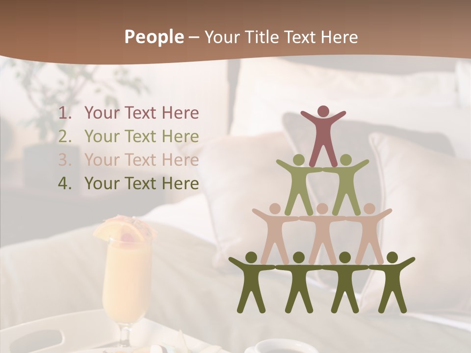 Corporation Table Chair PowerPoint Template