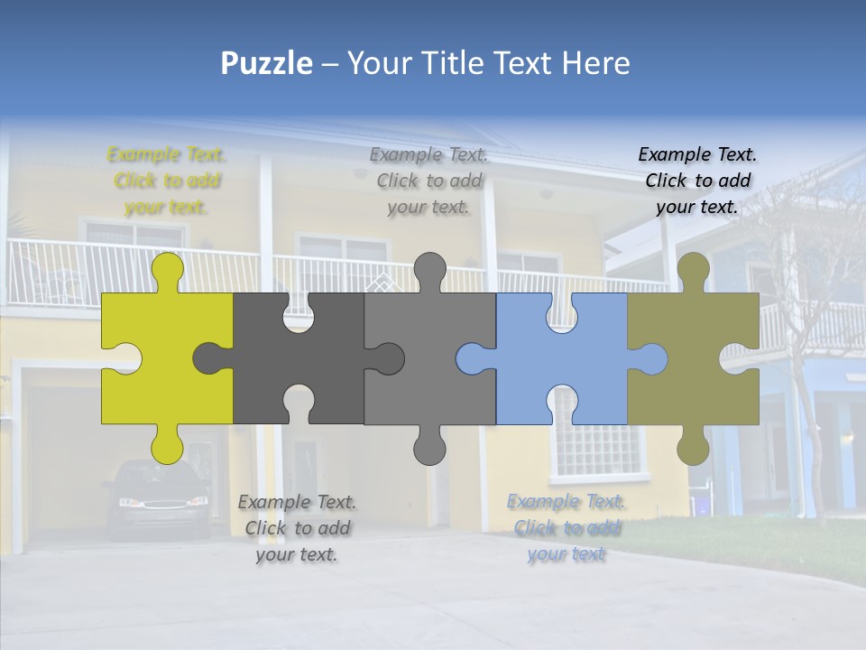 Residential Yellow Florida PowerPoint Template