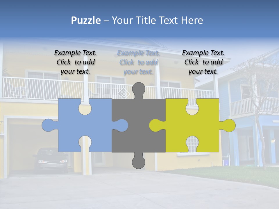 Residential Yellow Florida PowerPoint Template