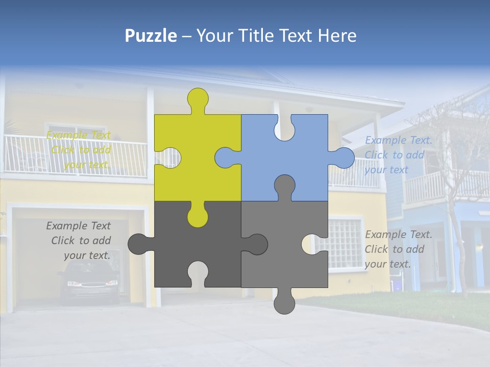 Residential Yellow Florida PowerPoint Template