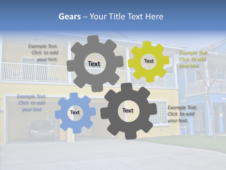 Residential Yellow Florida PowerPoint Template