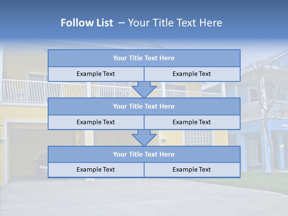 Residential Yellow Florida PowerPoint Template