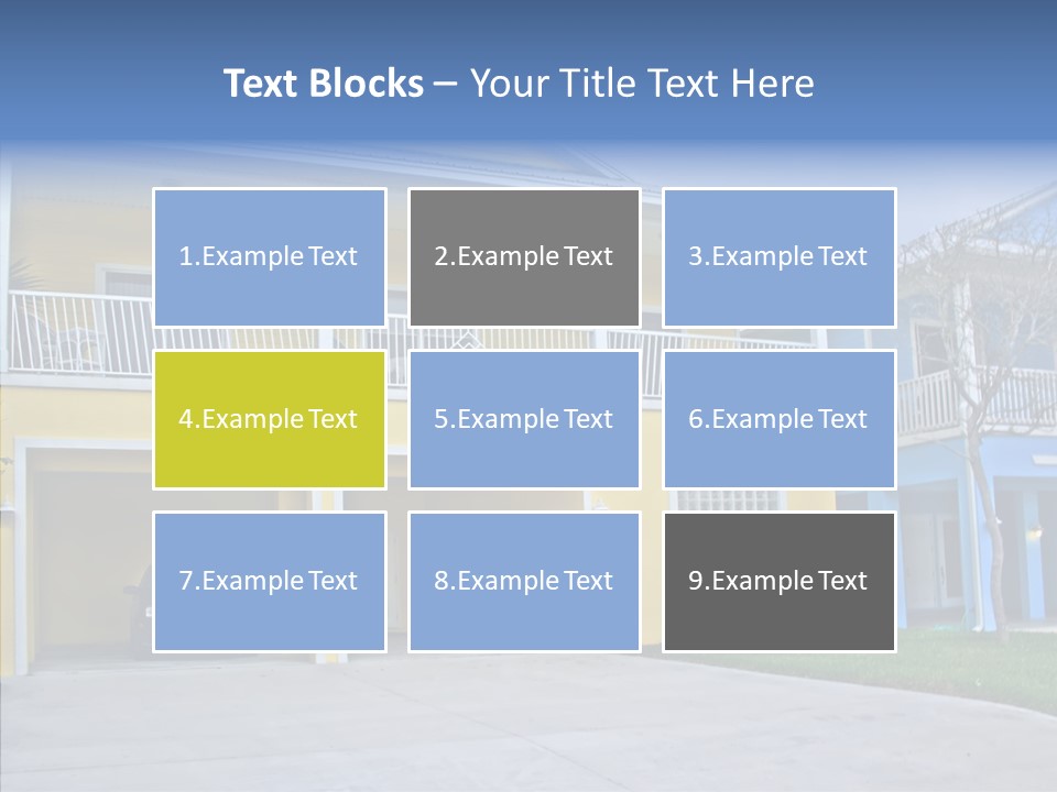 Residential Yellow Florida PowerPoint Template