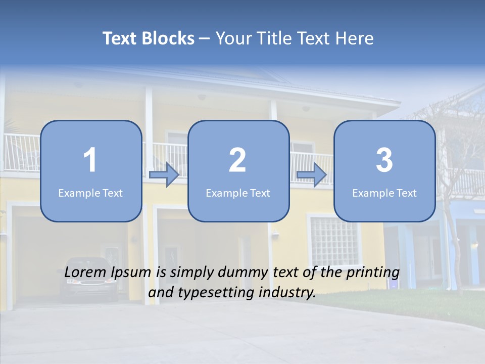 Residential Yellow Florida PowerPoint Template