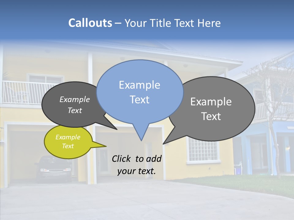 Residential Yellow Florida PowerPoint Template