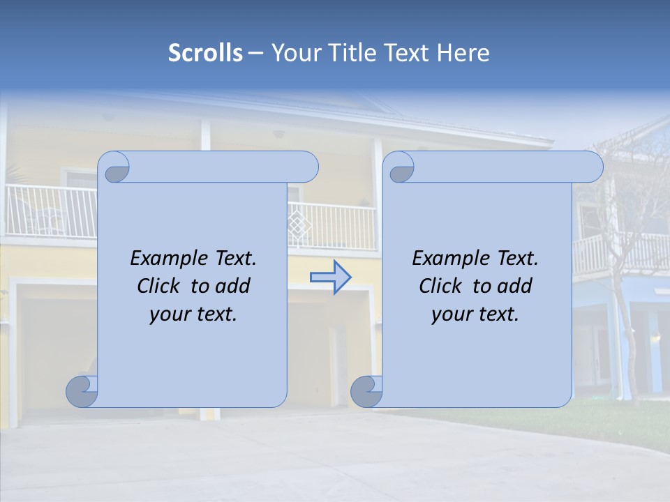 Residential Yellow Florida PowerPoint Template