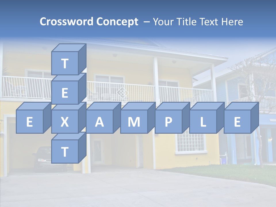 Residential Yellow Florida PowerPoint Template