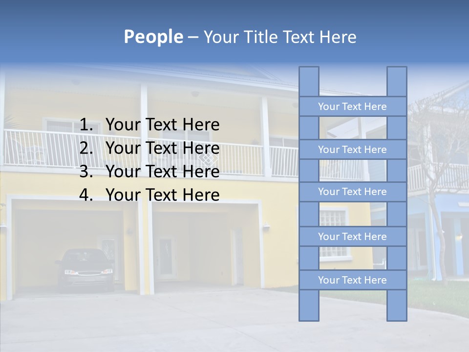 Residential Yellow Florida PowerPoint Template