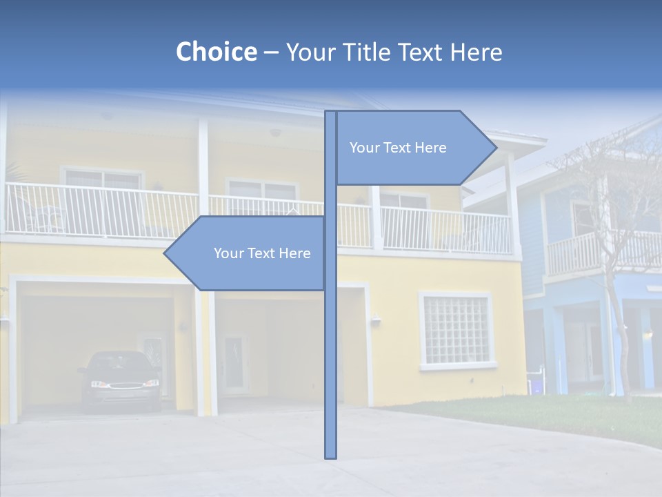Residential Yellow Florida PowerPoint Template