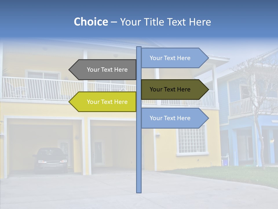 Residential Yellow Florida PowerPoint Template