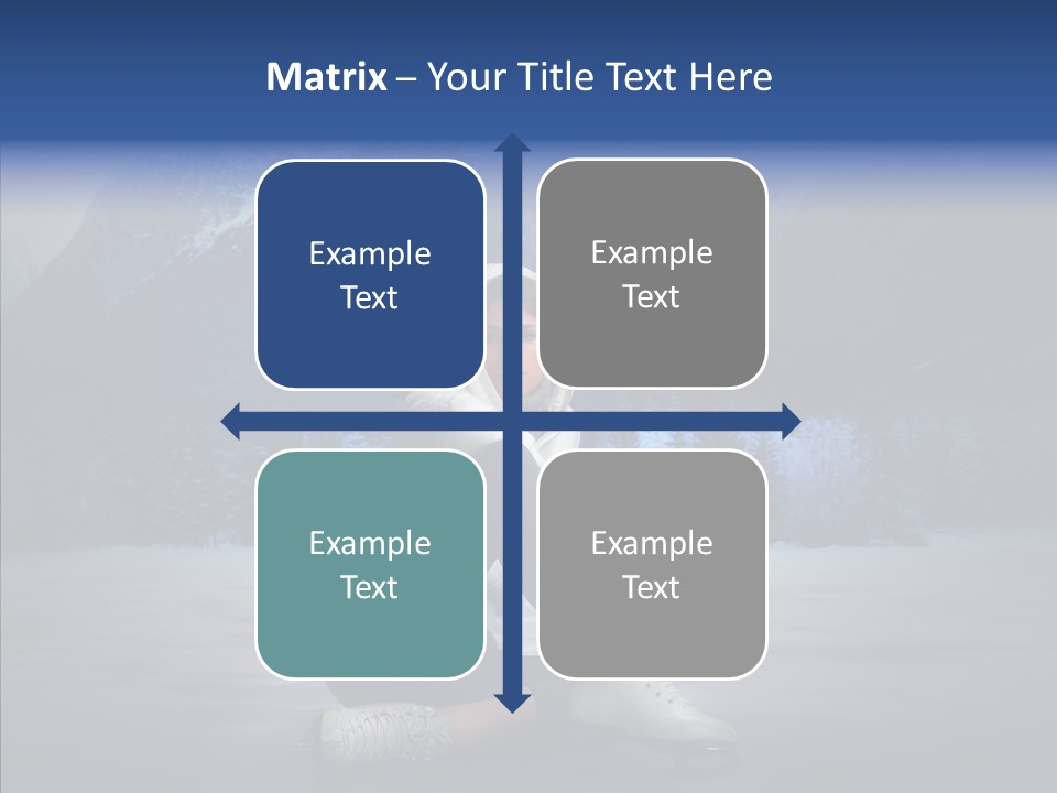 Snow Mountain Park PowerPoint Template