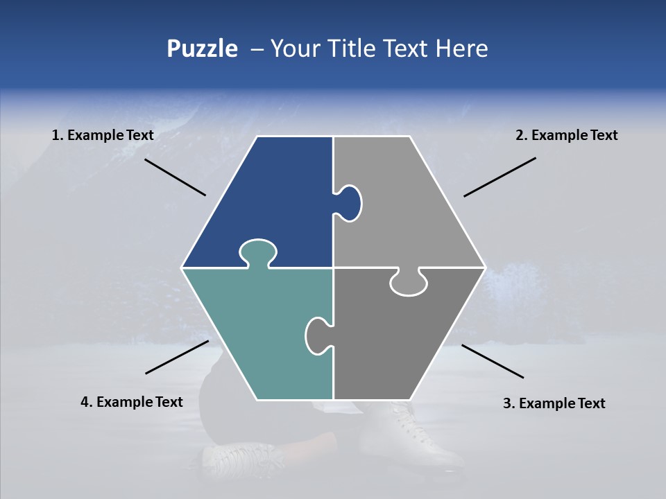 Snow Mountain Park PowerPoint Template