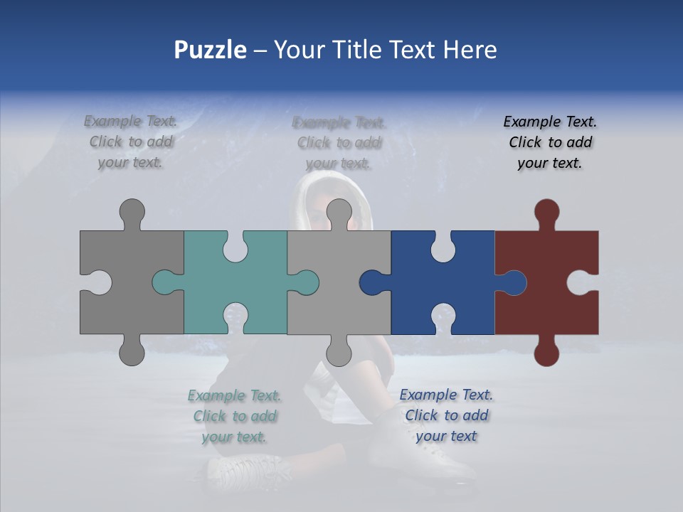 Snow Mountain Park PowerPoint Template