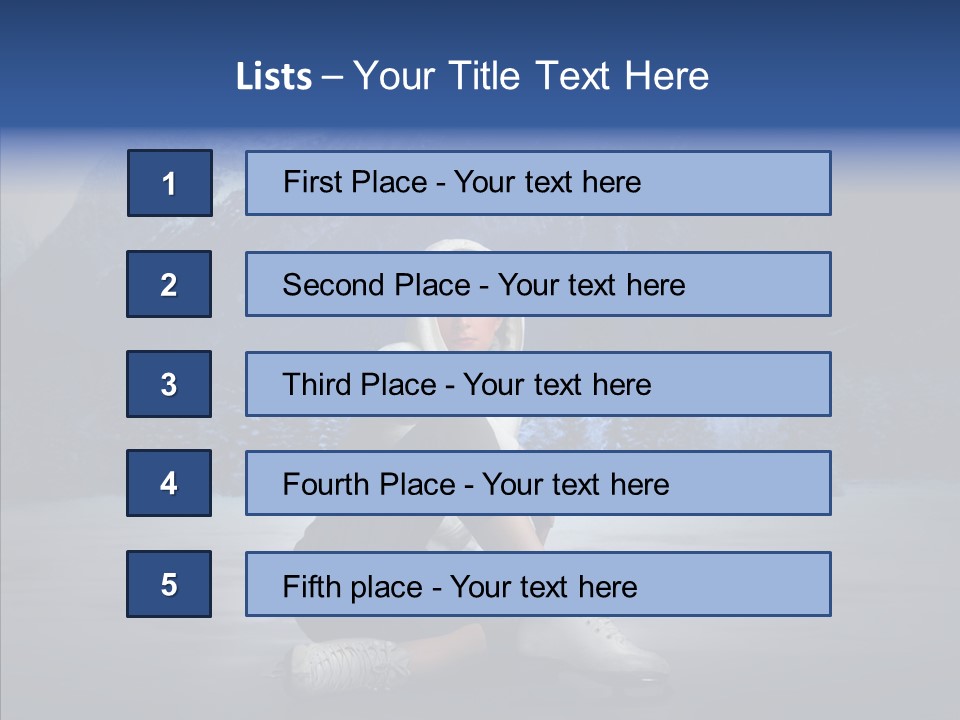 Snow Mountain Park PowerPoint Template