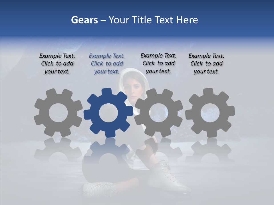 Snow Mountain Park PowerPoint Template