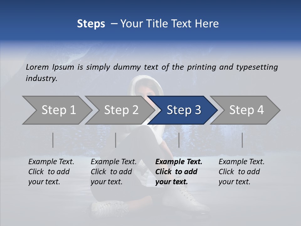Snow Mountain Park PowerPoint Template