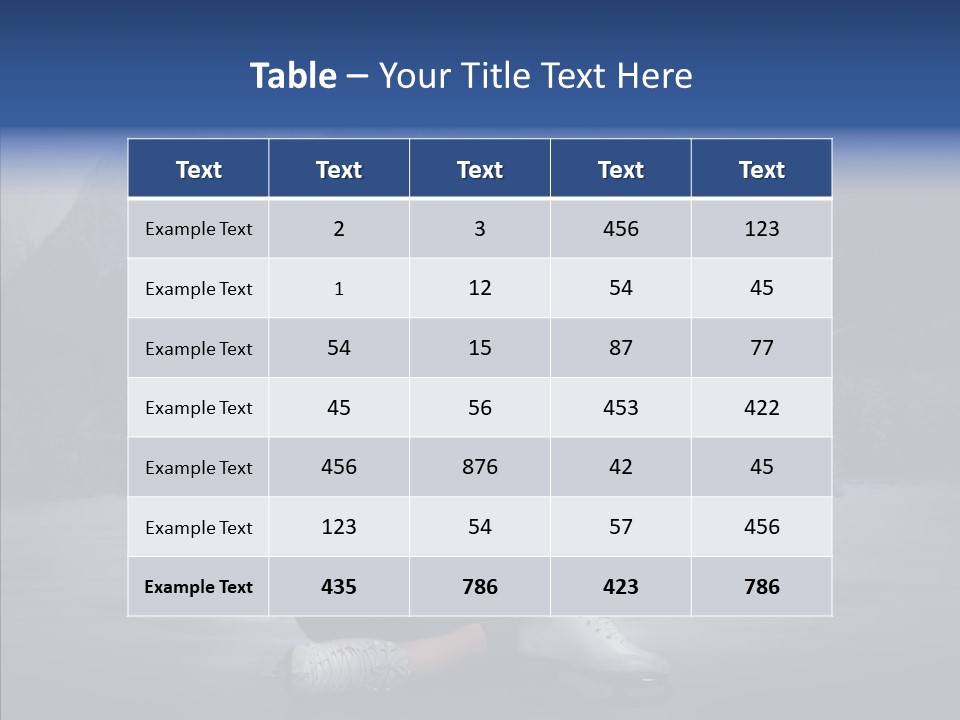 Snow Mountain Park PowerPoint Template