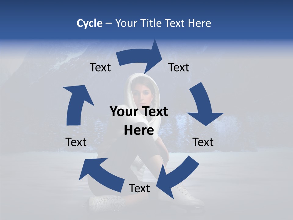 Snow Mountain Park PowerPoint Template