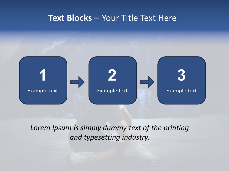 Snow Mountain Park PowerPoint Template