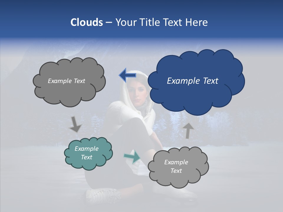 Snow Mountain Park PowerPoint Template