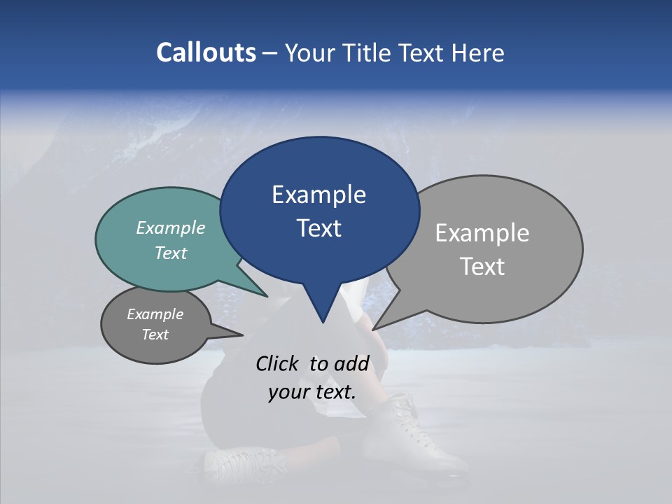 Snow Mountain Park PowerPoint Template