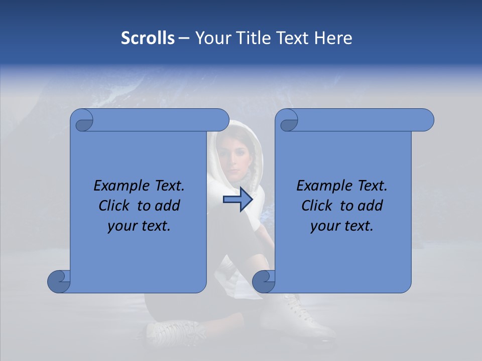 Snow Mountain Park PowerPoint Template