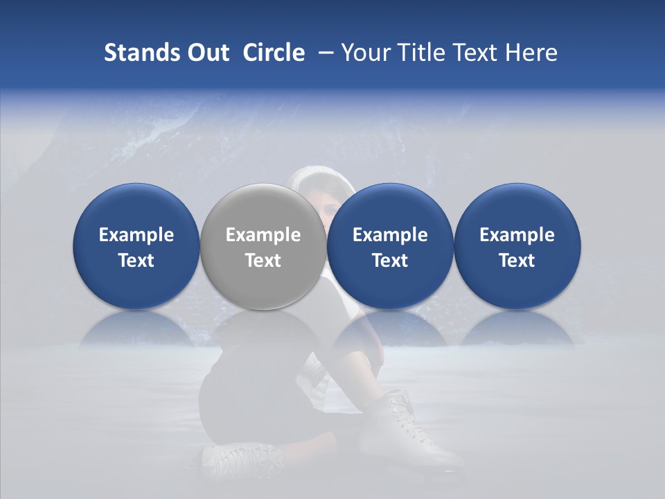 Snow Mountain Park PowerPoint Template