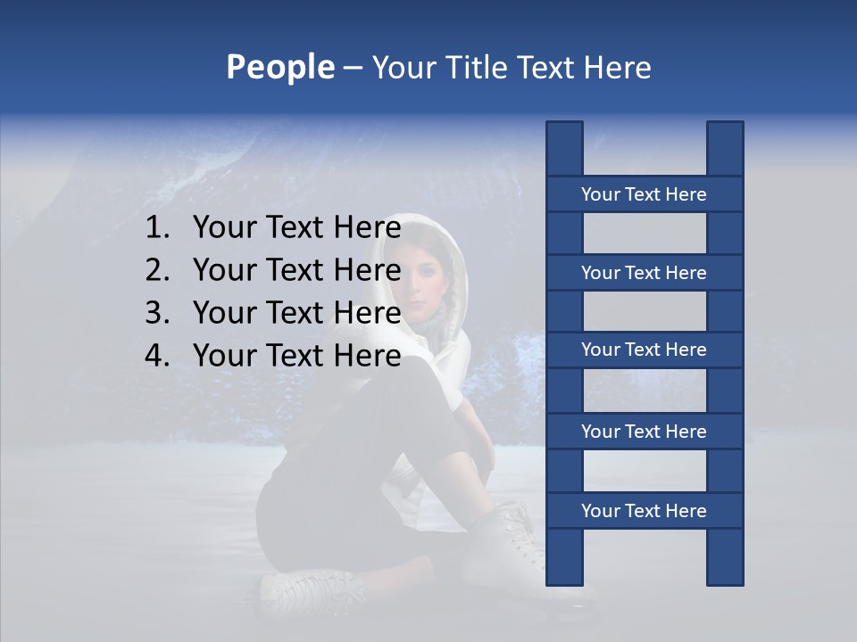 Snow Mountain Park PowerPoint Template