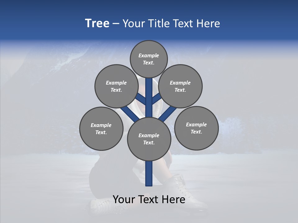 Snow Mountain Park PowerPoint Template