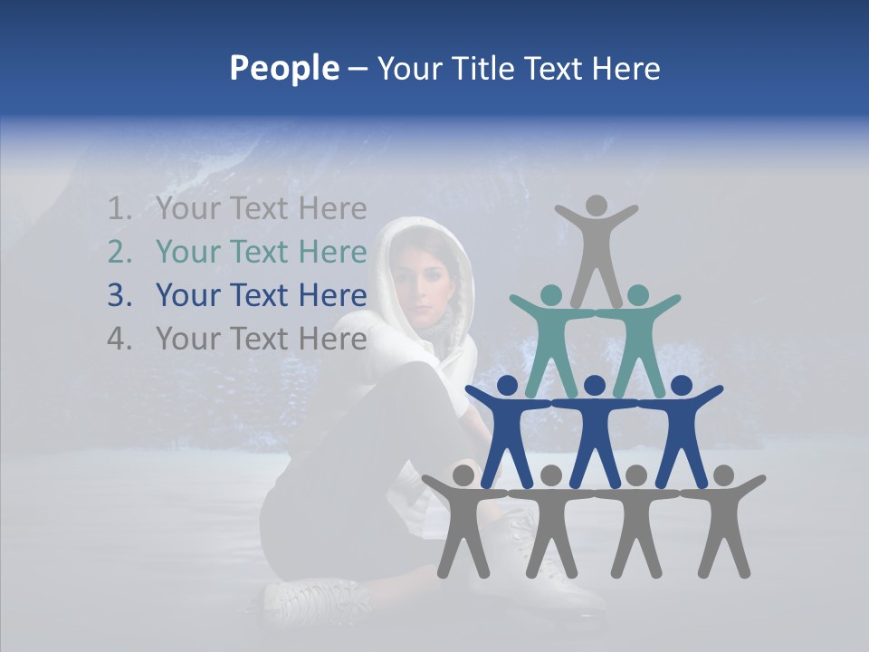 Snow Mountain Park PowerPoint Template