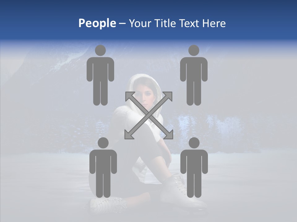 Snow Mountain Park PowerPoint Template