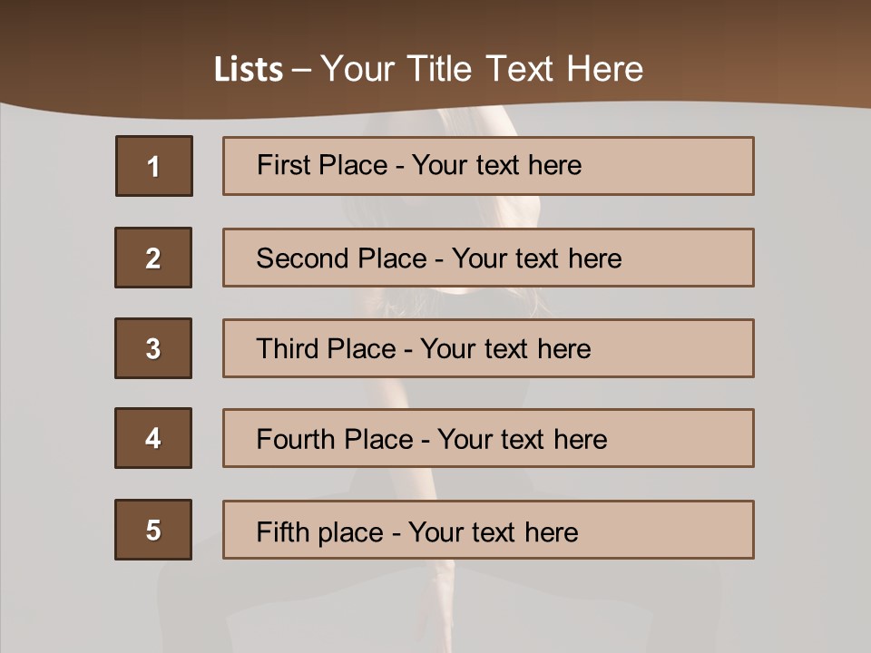 Style Cool Female PowerPoint Template