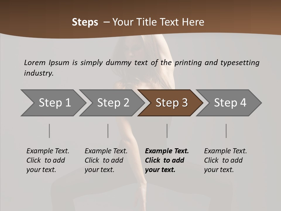 Style Cool Female PowerPoint Template
