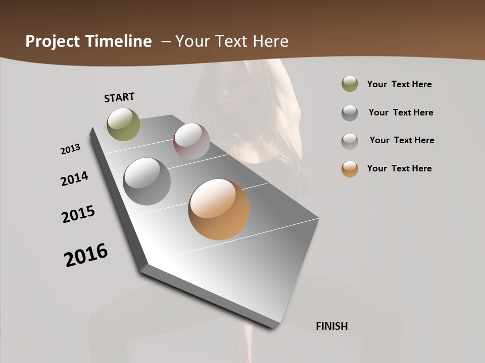Style Cool Female PowerPoint Template