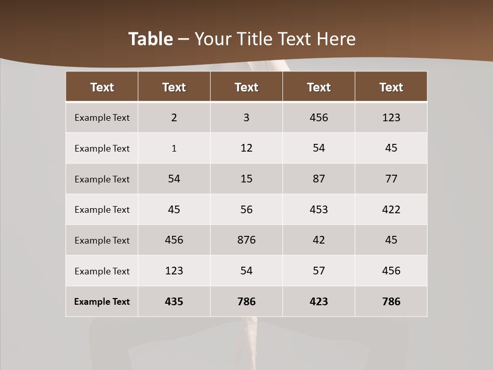 Style Cool Female PowerPoint Template