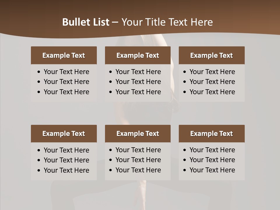 Style Cool Female PowerPoint Template