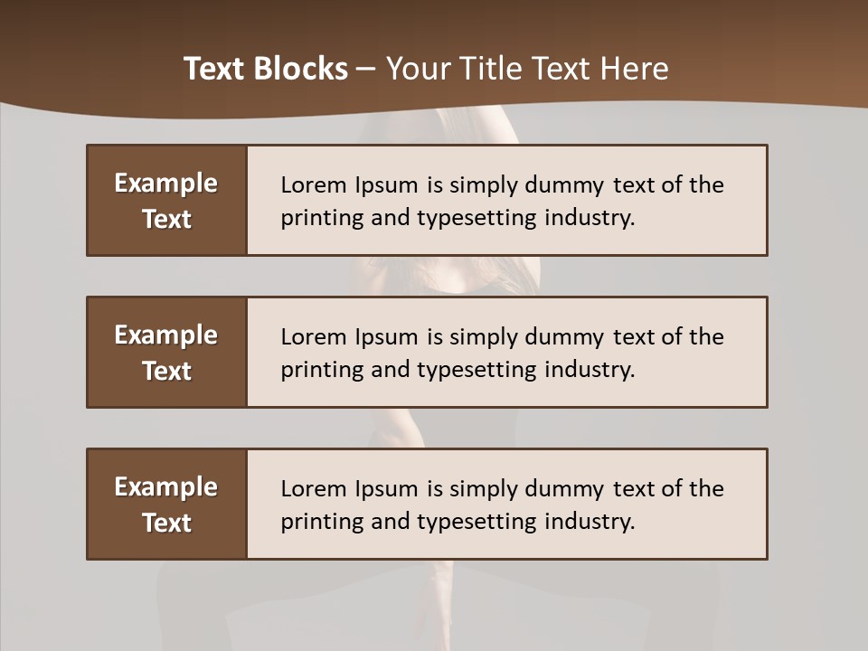 Style Cool Female PowerPoint Template