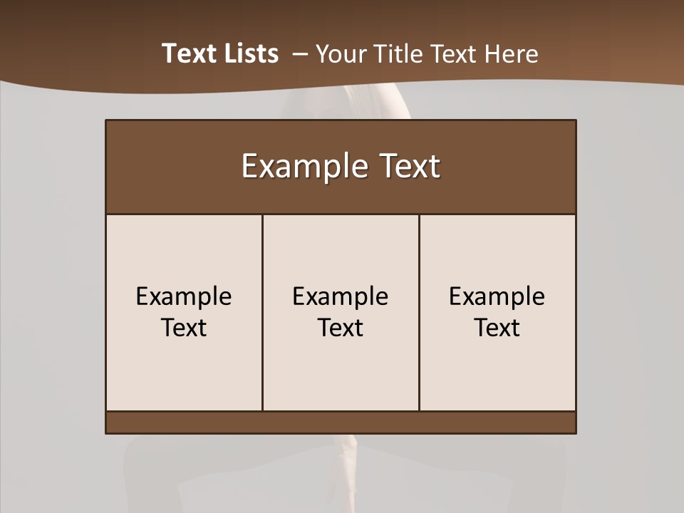 Style Cool Female PowerPoint Template