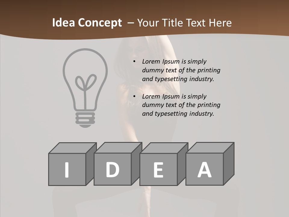 Style Cool Female PowerPoint Template