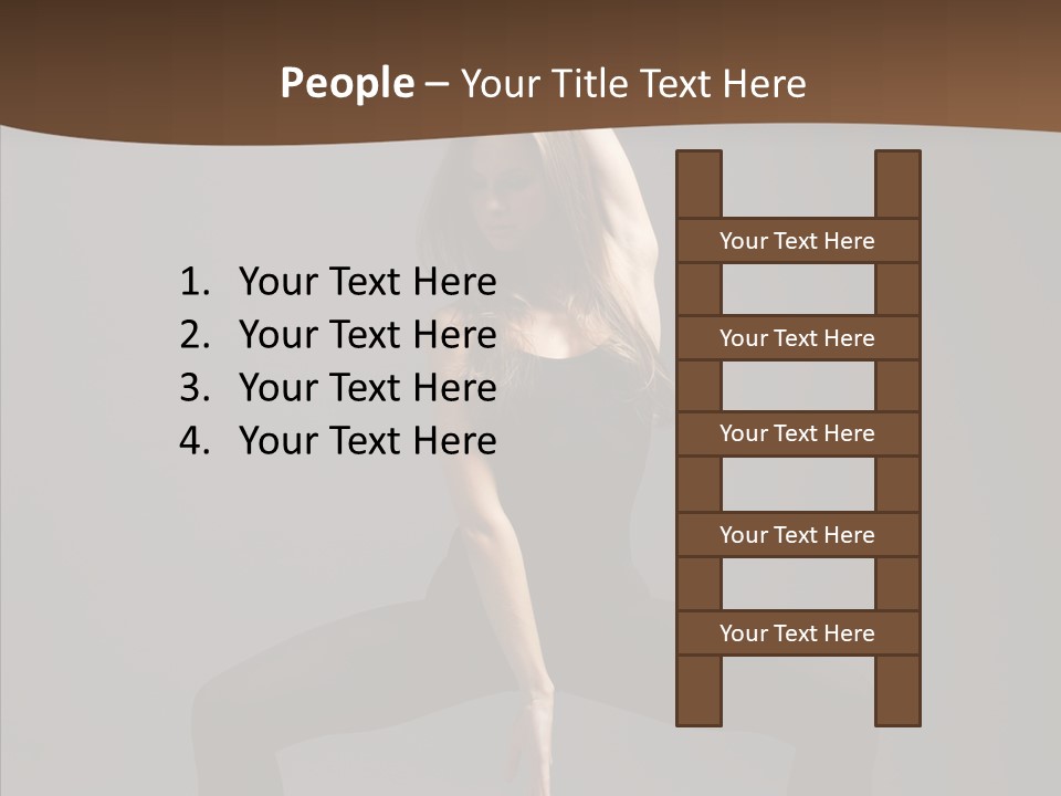 Style Cool Female PowerPoint Template