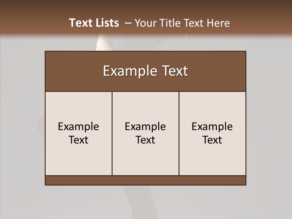 Sport Grace Action PowerPoint Template