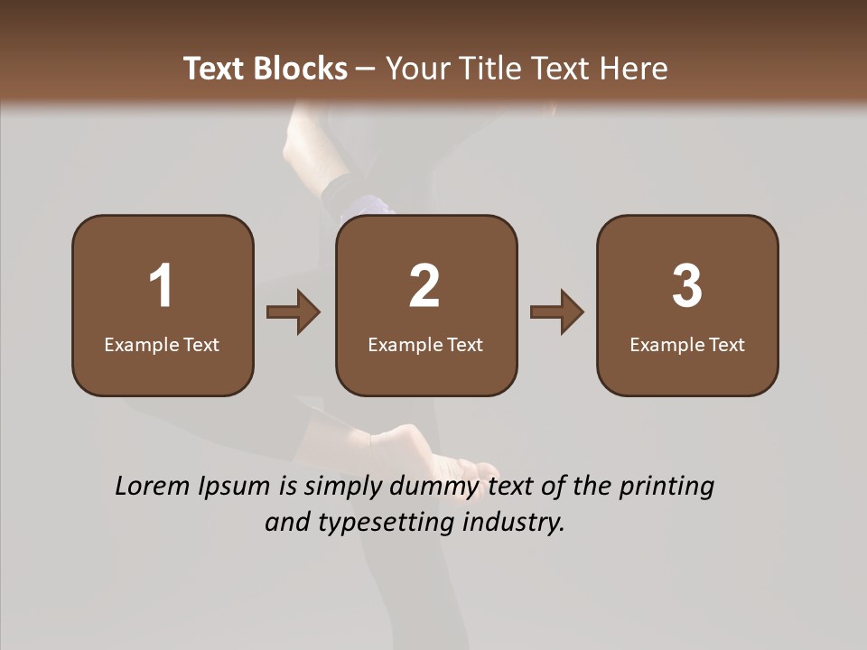 Sport Grace Action PowerPoint Template