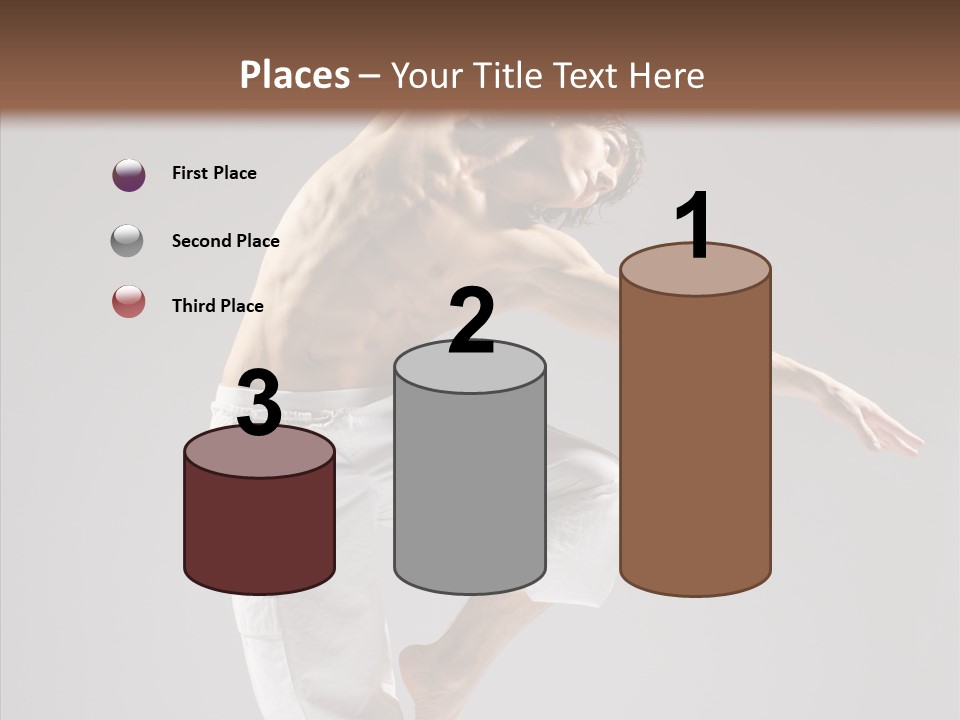 Motion Performer Gymnastic PowerPoint Template