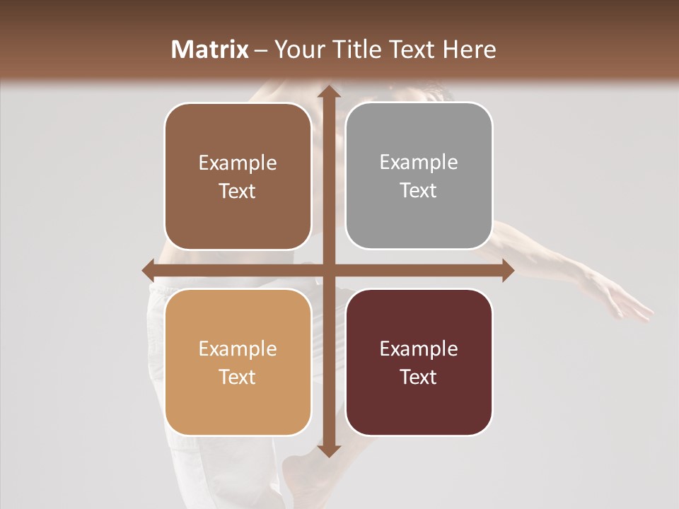 Motion Performer Gymnastic PowerPoint Template